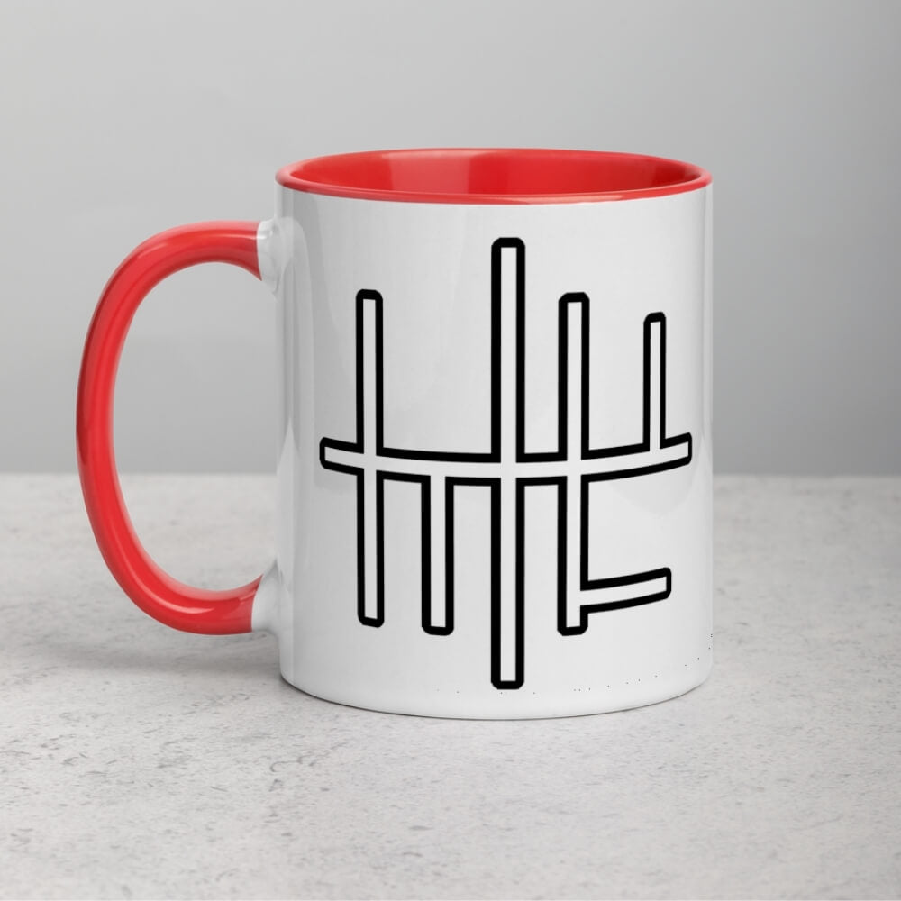 Minimalist Loss Meme Color Coffee Mug - Red