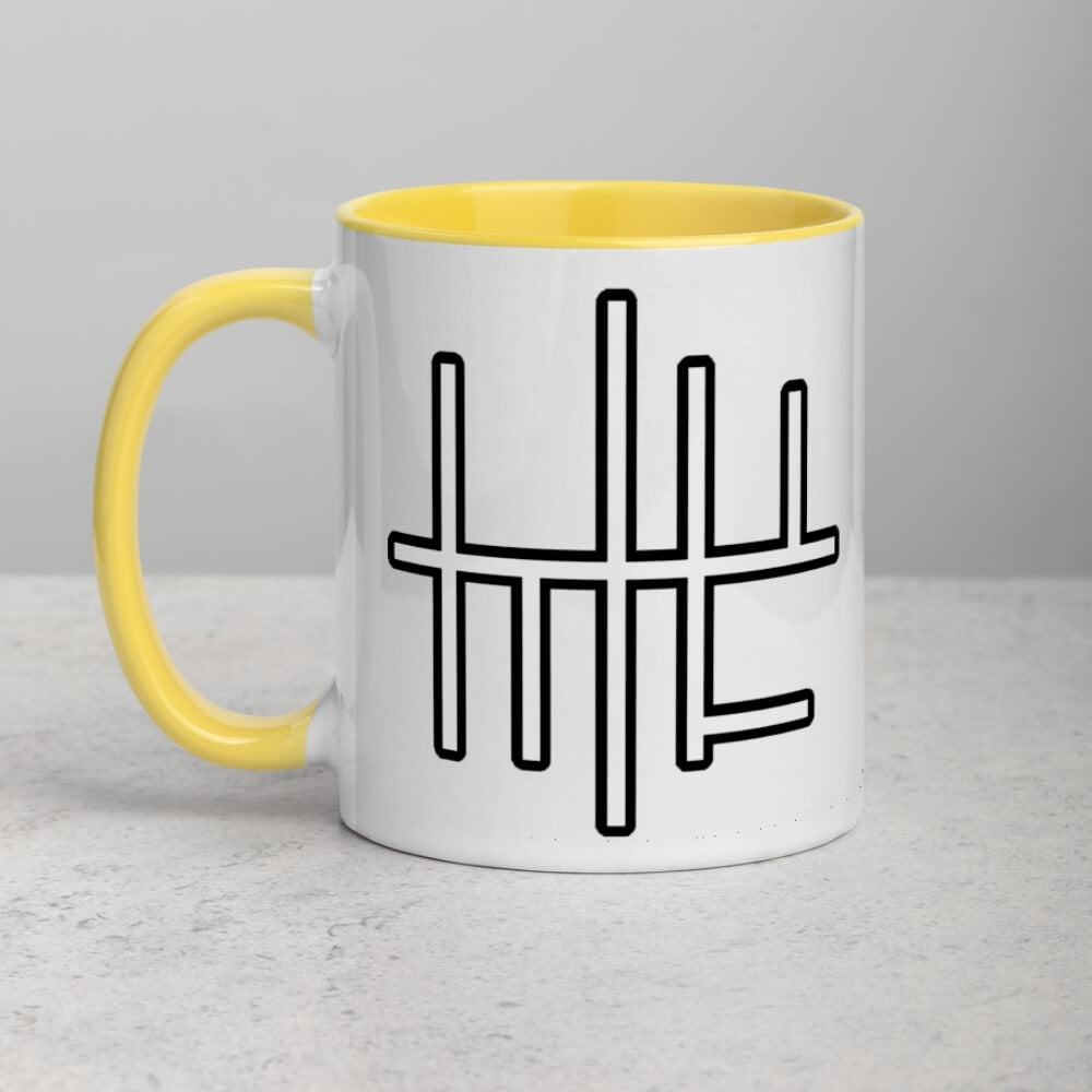 Minimalist Loss Meme Color Coffee Mug - Yellow