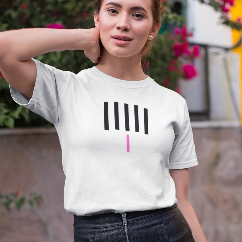 Minimalist Surrounded Meme T-Shirt for the Classy Memer - White
